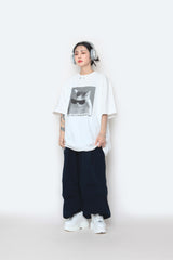 デジタルキャットオーバー半袖Tシャツ