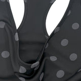 DRAPPING HALTERNECK SLEEVELESS_DOTS