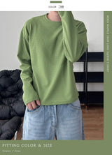 Moen Waffle Crop Long Sleeve T-Shirt