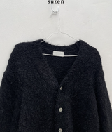 Gania Mohair Loose-Fit Cardigan