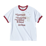 Archive Unicorn Ringer Crop Short Sleeve White