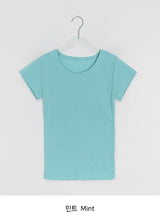 シュルベーシックカラー半袖Tシャツ