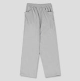 Reverse fleece string track pants