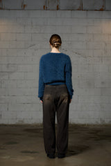 DIANA KNIT CARDIGAN / BLUE