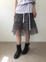 Verde chiffon skirt (3color)