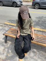 checke frill shirt
