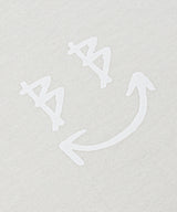 BBD Shadow Smile Ripped Pigment T-Shirt (Vintage White)