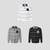 Mag pocket collar knitwear