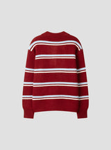 No.1442 L stripe collar KNIT (3color)