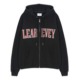 LE AREVEY ロゴ フルジップアップ フーディー