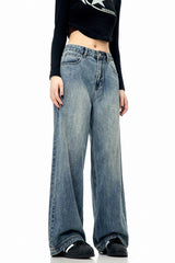 Straight Leg Wide Jeans