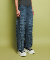 ダイイングリップドブーツカットパンツ
