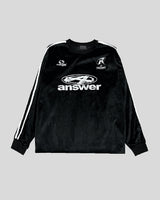Velvet Track Round Long Sleeve T-shirt