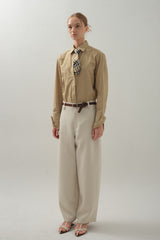 Barrel Line Pants_Ivory