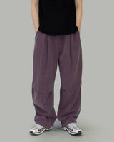 Needle pintuck balloon pants