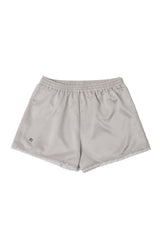 Classic Glossy Satin Mini Short_LIGHT GRAY