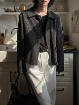 Bay Tweed Crop Jacket