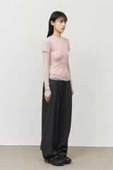 Tree Striped Wide Trousers
