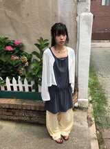 Milkpo Summer Basic Loose-Fit Cardigan