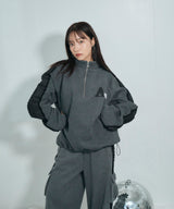 UNISEX デニムライン裏起毛スウェット