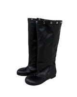 Snap Buckle Slouch Boots
