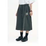 Cut-off Bermuda Sweatpants - Charcoal