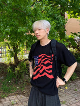 レイヤースティッチバミューダパンツ