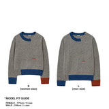 Color Block Crewneck Sweater
