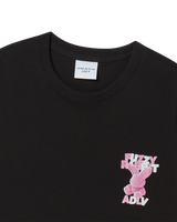 25FW WOMAN ファジーフォントラビット半袖Tシャツ