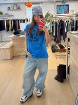 MILK DENIM WIDE PANTS