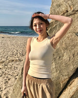 Heather sleeveless