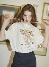 フラワーポストTシャツ