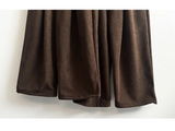 Newty Patch Pocket String Corduroy Wide Pants[Long & Short]