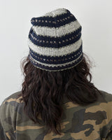 Shirring Stripe Beanie