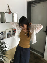 Schiele Crochet Bolero (2color)