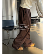 [PROMOTION] フロントツータックワイドスウェットパンツ(5color)