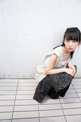 classic check midi skirt(2colors)