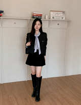 [SHOPPERMADE] MK Modal Puff Tie Blouse (3color)