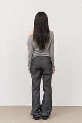 (W) Area Bootscut Pants