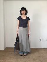 Nina lace pin tuck blouse (2color)