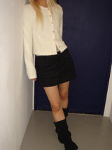 Suede pocket mini skirt (2colors)