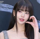 [Worn by Jang Wonyoung, Lee Young-ji] グローチェーンドロップ925シルバーネックレスN018-02H
