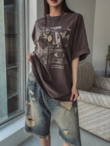 エヴリシングプリンテッドピグメント半袖Tシャツ