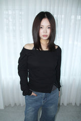 Stud Side Pintuck Wide Pants (2colors)