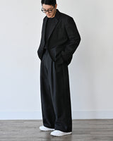 WIT SEMI OVERSIZE BLAZER BK 