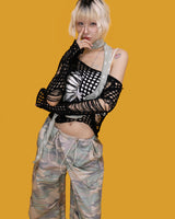 military string wide pants