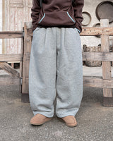 Nover Back Patch Fleece Sweat Pants