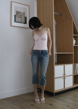 DENIM CAPRI PANTS