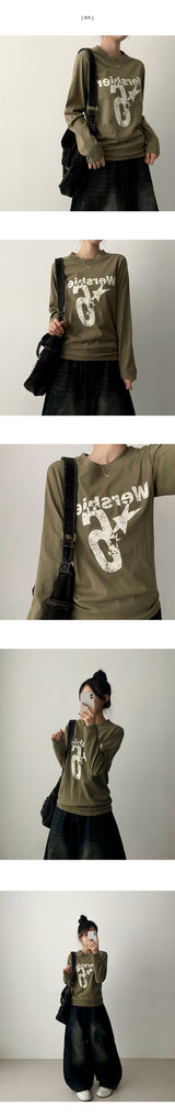Raffle Vintage Number Long Sleeve Tee