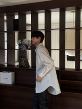 ASCLO Modern Stripe Long Shirt (2color)